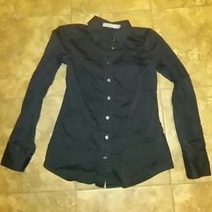 Black Button Down Blouse